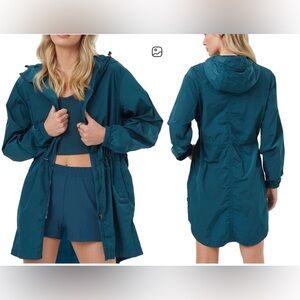 Tentree Teal Women's Hooded Jacket Size XL